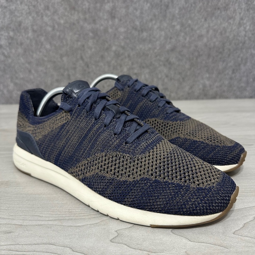 Cole Haan GrandPro Runner Mens 9.5 Navy Peony Morel Stitchlite Sneaker C27763